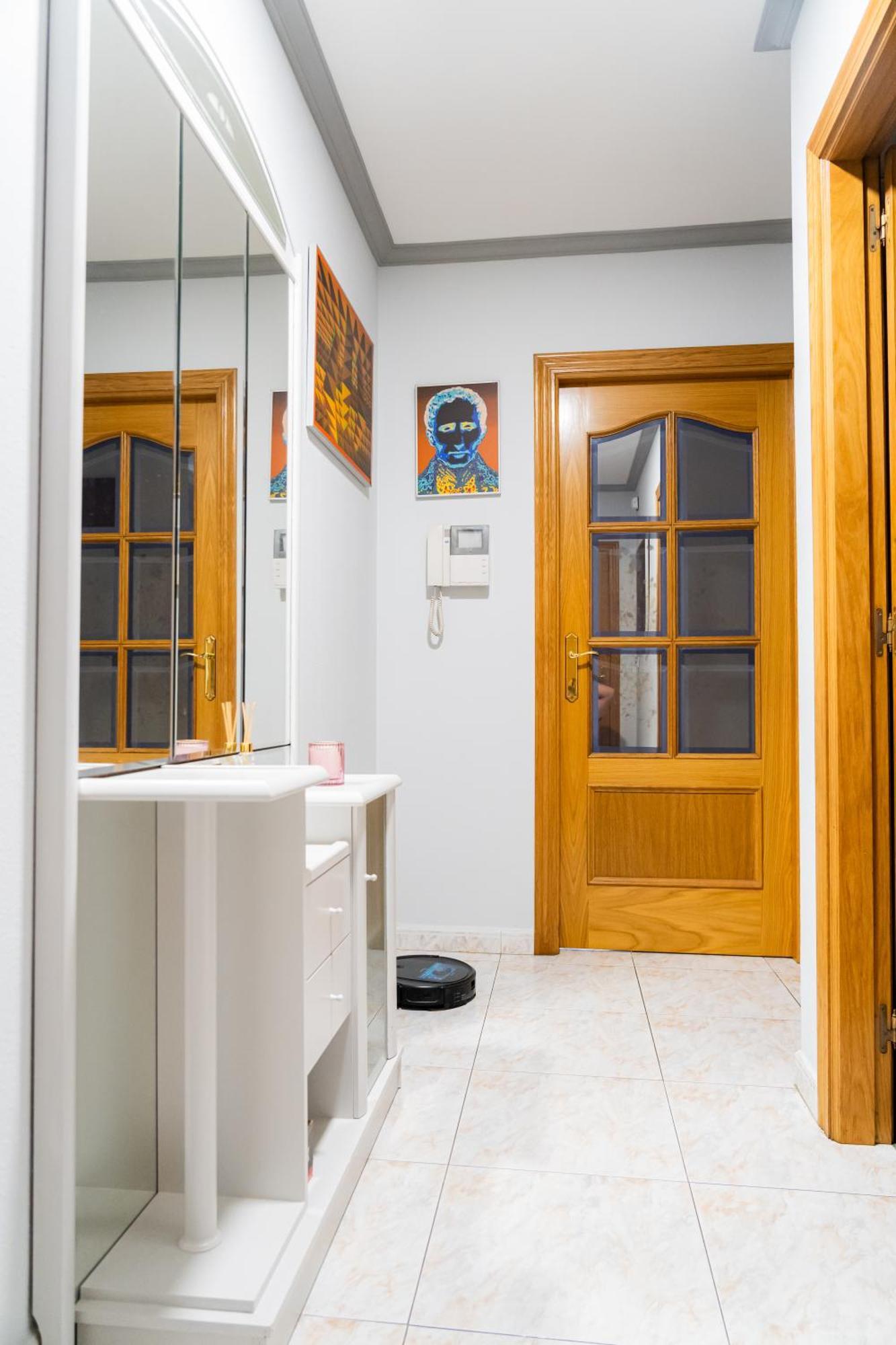 Habitacion Centro Pontereas ปอนเตอเรอัส ภายนอก รูปภาพ